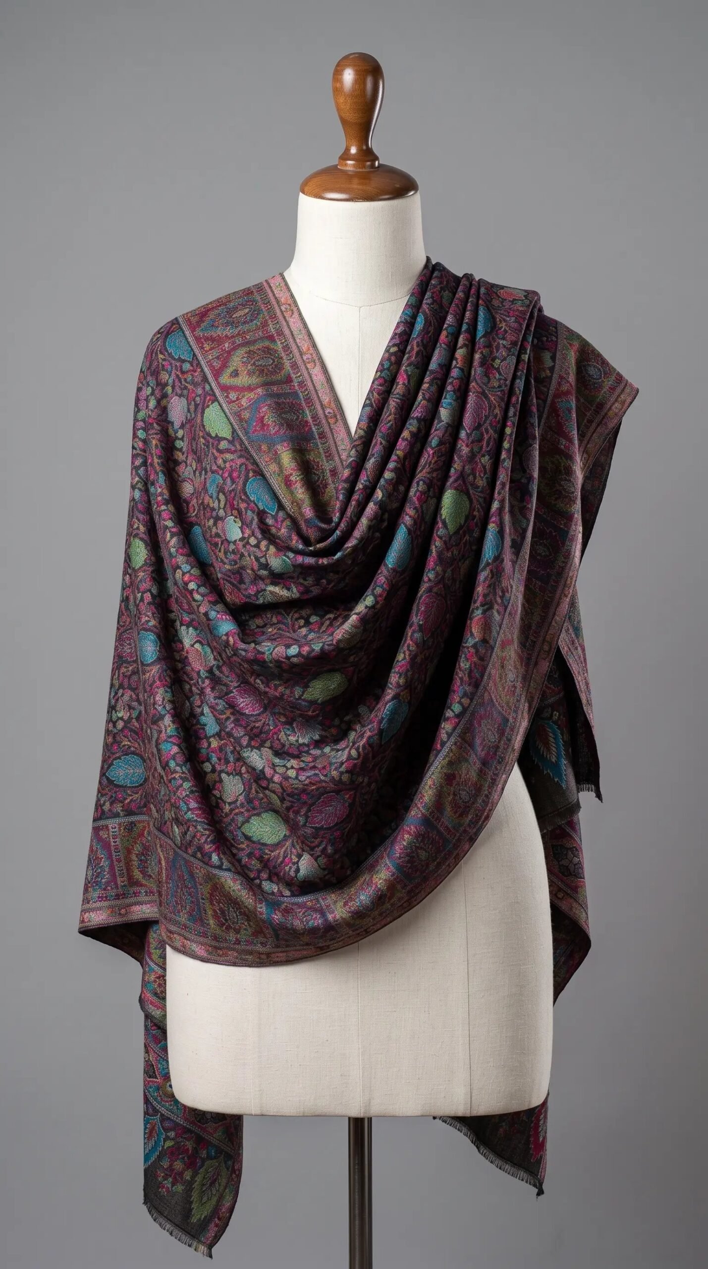 Black Golden Premium Shawl – T001687KH