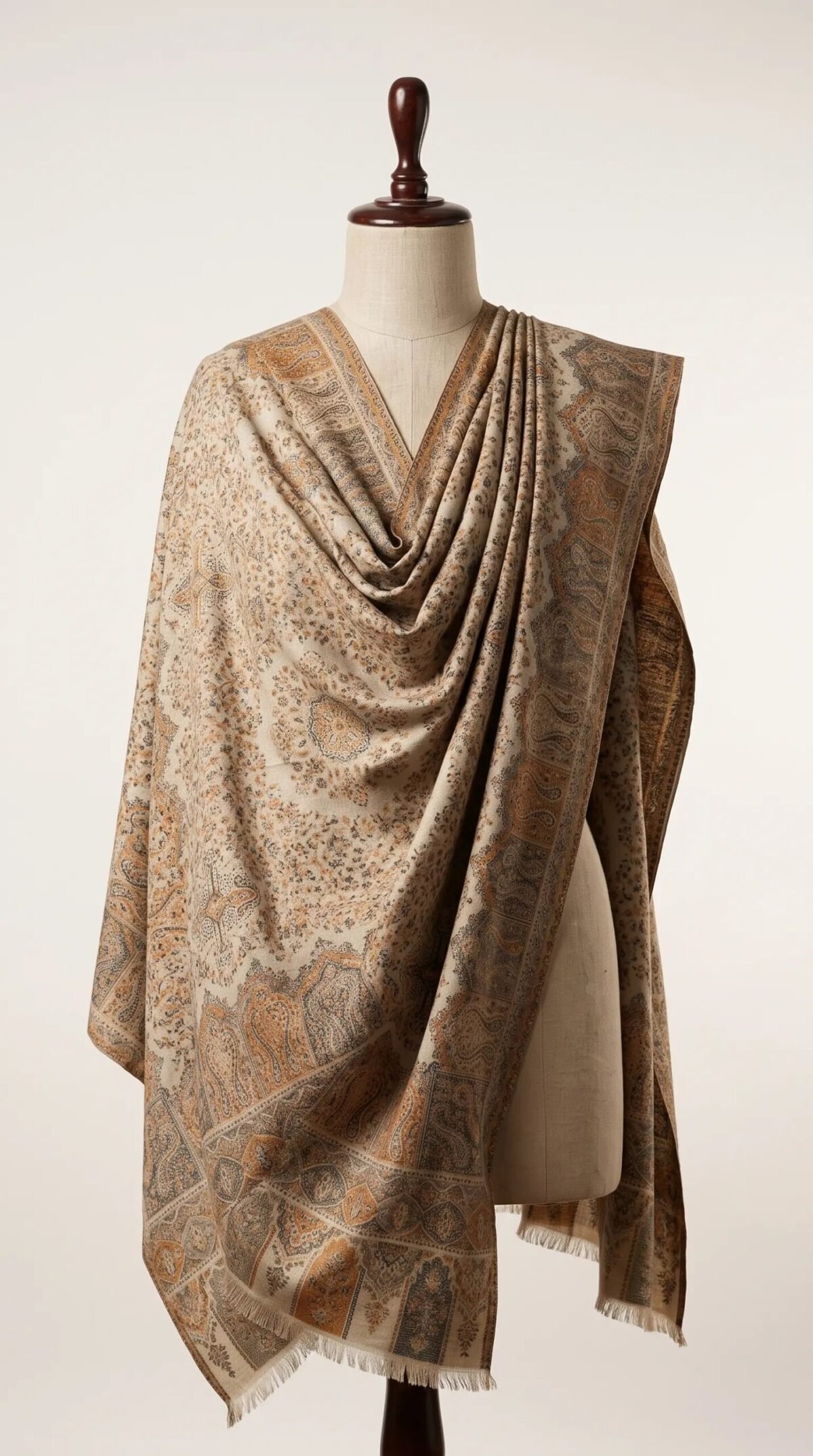 Black Golden Premium Shawl – T001687KH