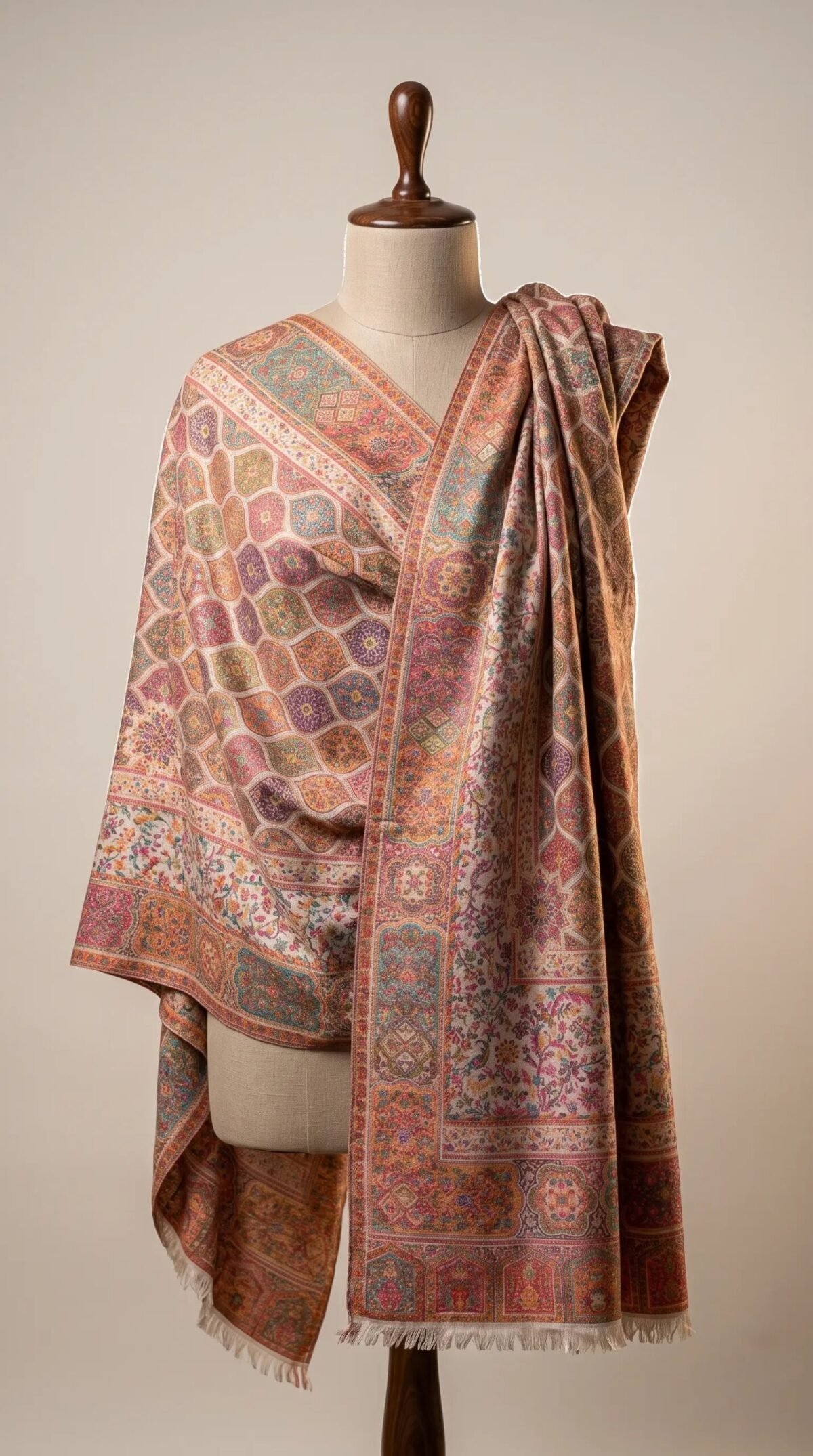 Black Golden Premium Shawl – T001687KH