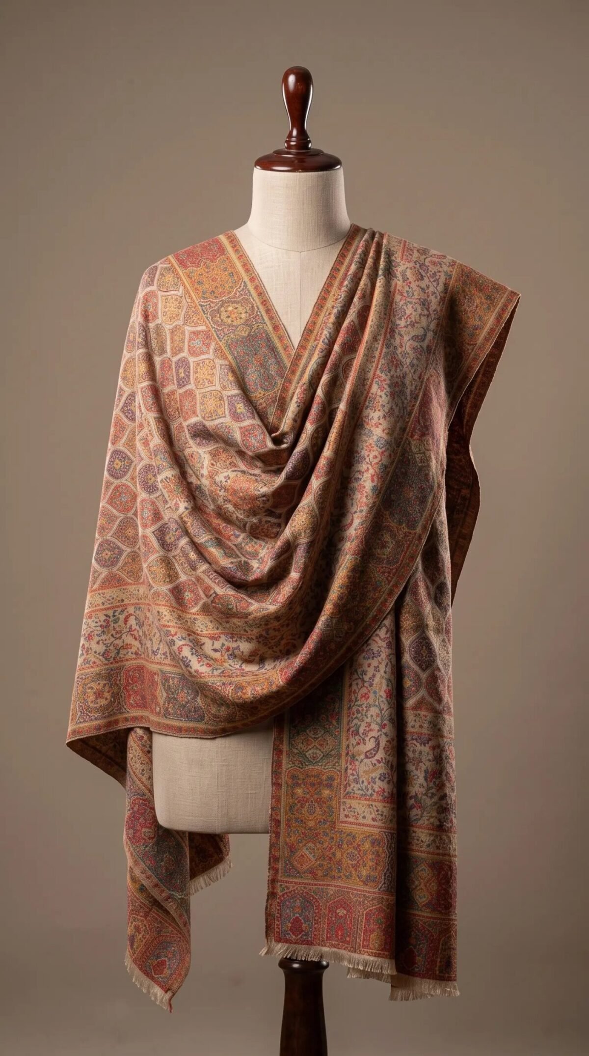 Black Golden Premium Shawl – T001687KH