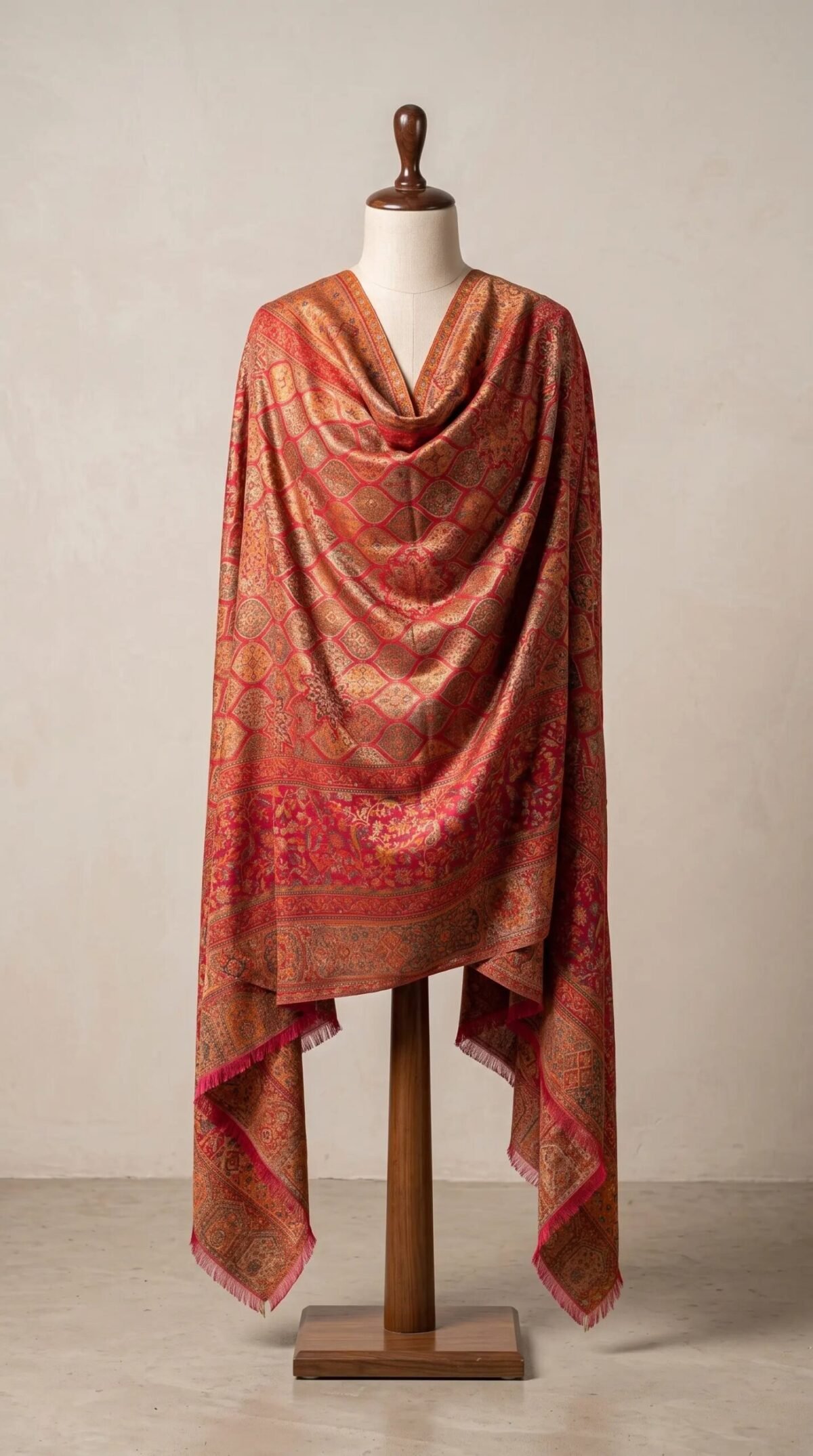 Black Golden Premium Shawl – T001687KH