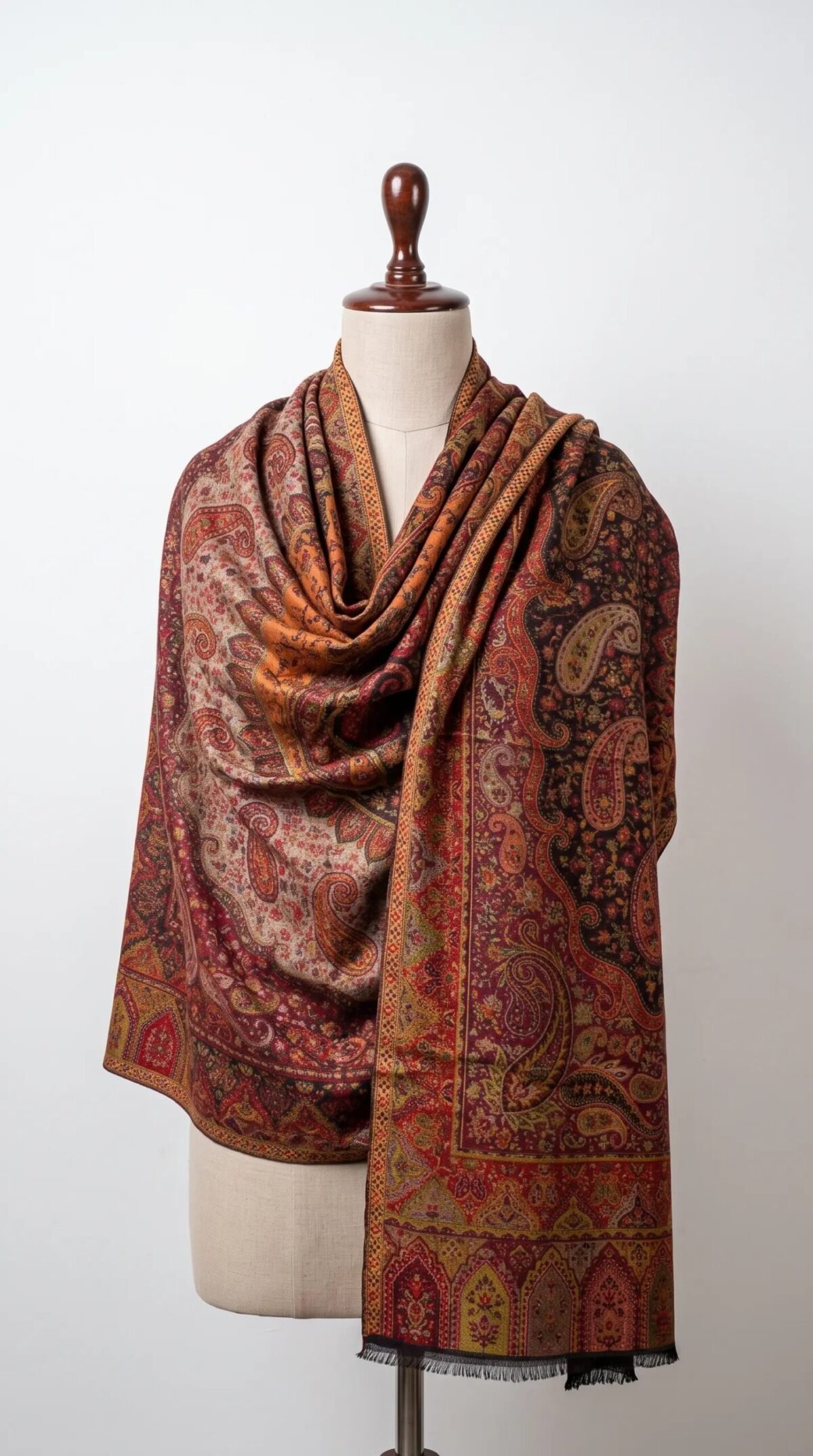 Black Golden Premium Shawl – T001687KH