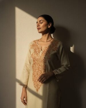 Kashmiri Aari Cotton Kurti – T002523KH