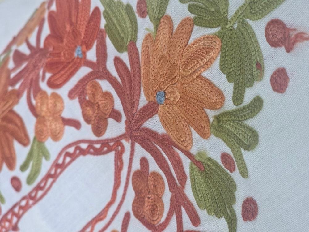 Kashmiri Embroidered Cotton Kurti