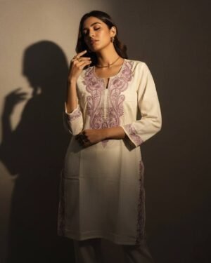 Embroidered Cotton Coordset