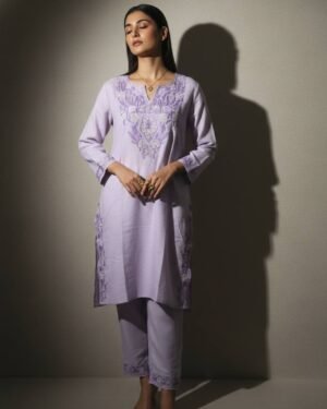 Embroidered Cotton Coordset