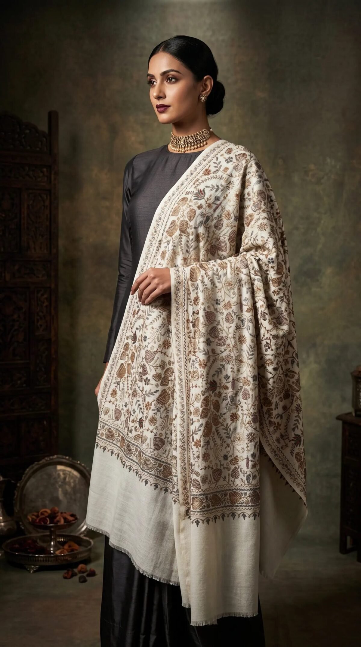 Embroidered Premium Shawl