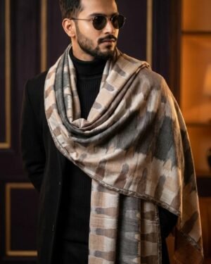 Ikkat Men’s Shawl – T003242KH