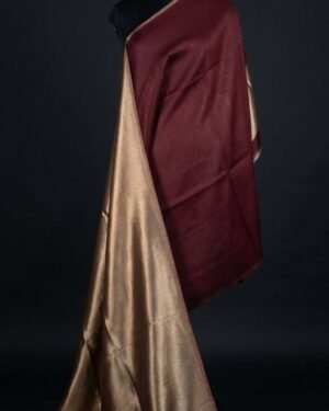 Moonlight Maroon Red Copper Reversible Big Shawl