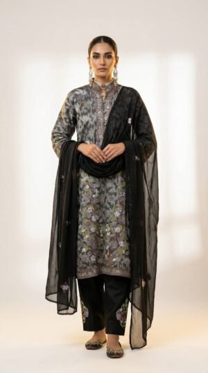 Hand Assisted Aari Three-piece