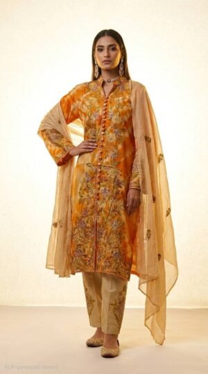 Hand Assisted Aari Three-piece