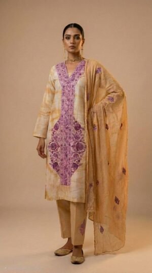 Hand Assisted Aari Three-piece