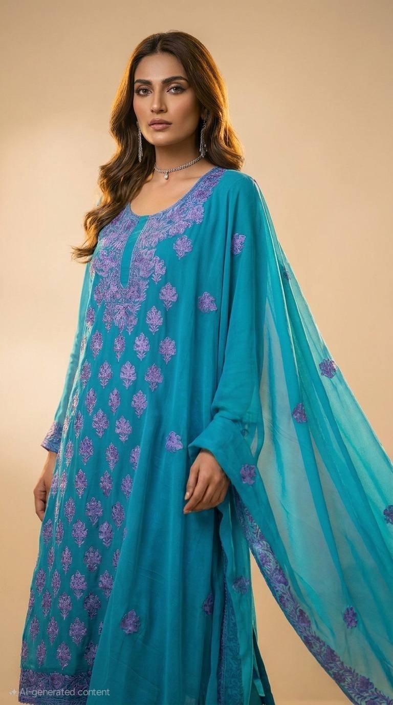 Hand Assisted Aari Two-piece