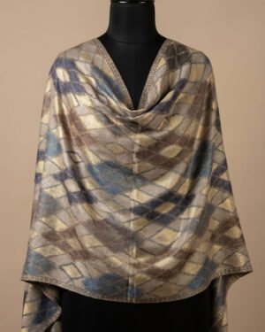 Moonlight Geometric Reversible Shawl