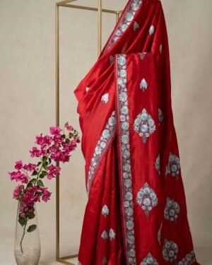 Hand Assisted Kashmiri Aari Work Saree