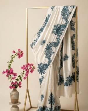 Hand Assisted Kashmiri Aari Work Saree