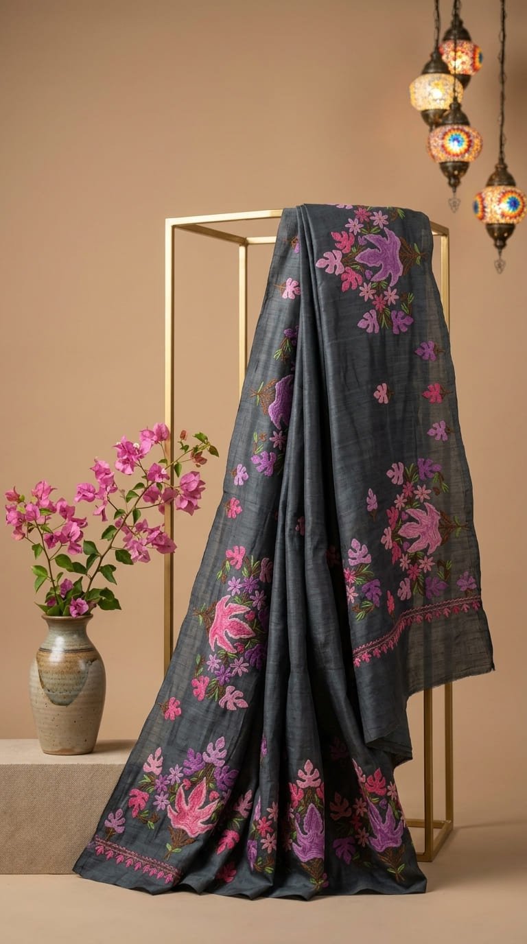 Saree draped on 202604070105 33