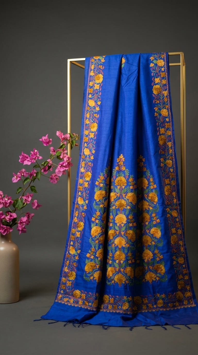 Saree draped on 202604070105 37
