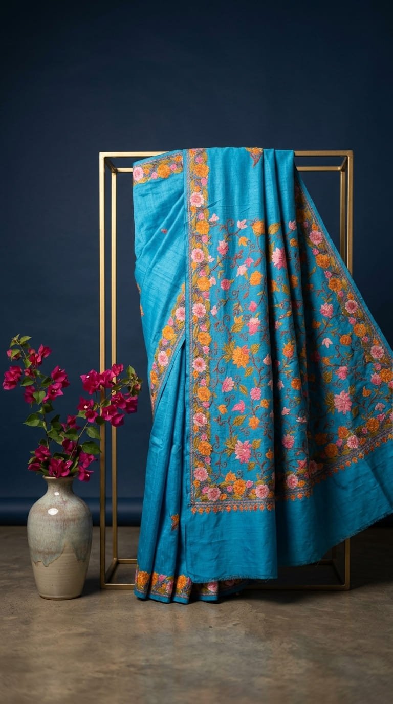 Saree draped on 202604070105 9