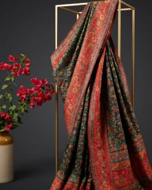 Luxury Kashmiri Kani Silk Saree