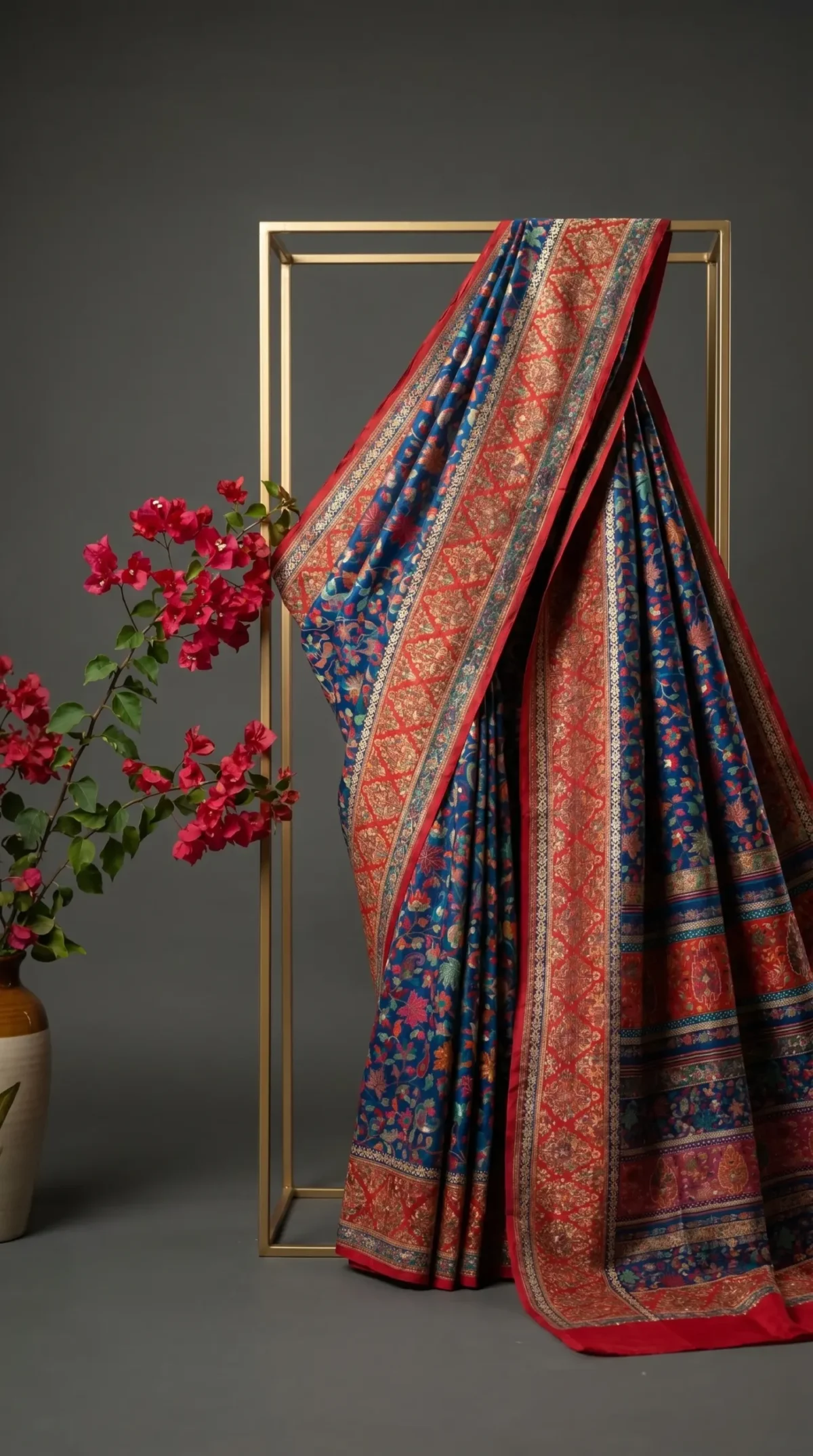 Luxury Kashmiri Kani Silk Saree