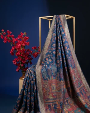 Luxury Kashmiri Kani Silk Saree