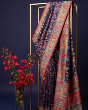 Luxury Kashmiri Kani Silk Saree