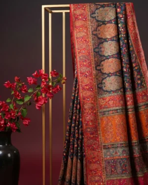 Luxury Kashmiri Kani Silk Saree