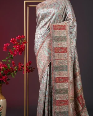 Luxury Kashmiri Kani Silk Saree
