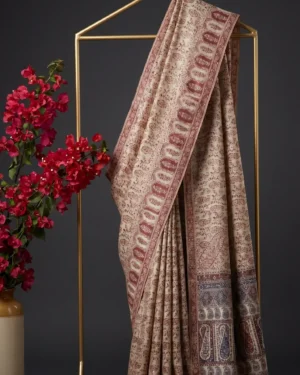 Luxury Kashmiri Kani Silk Saree