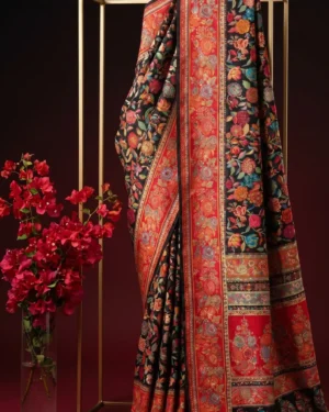 Luxury Kashmiri Kani Silk Saree