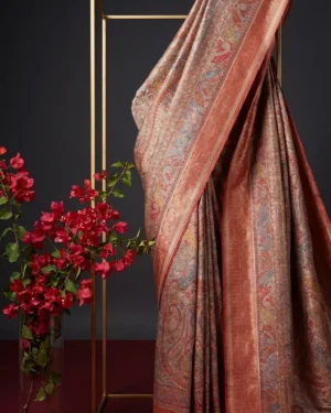 Luxury Kashmiri Kani Silk Saree