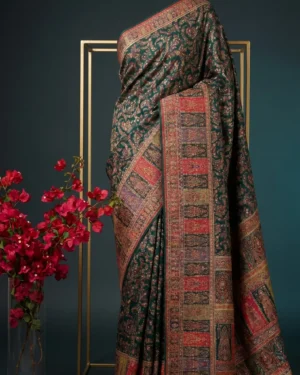 Luxury Kashmiri Kani Silk Saree