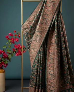 Luxury Kashmiri Kani Silk Saree