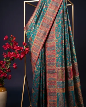 Luxury Kashmiri Kani Silk Saree
