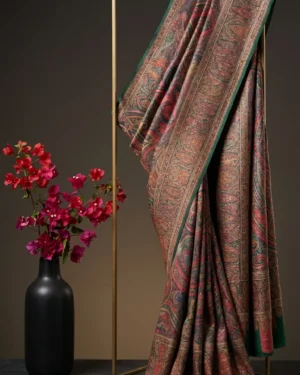 Luxury Kashmiri Kani Silk Saree