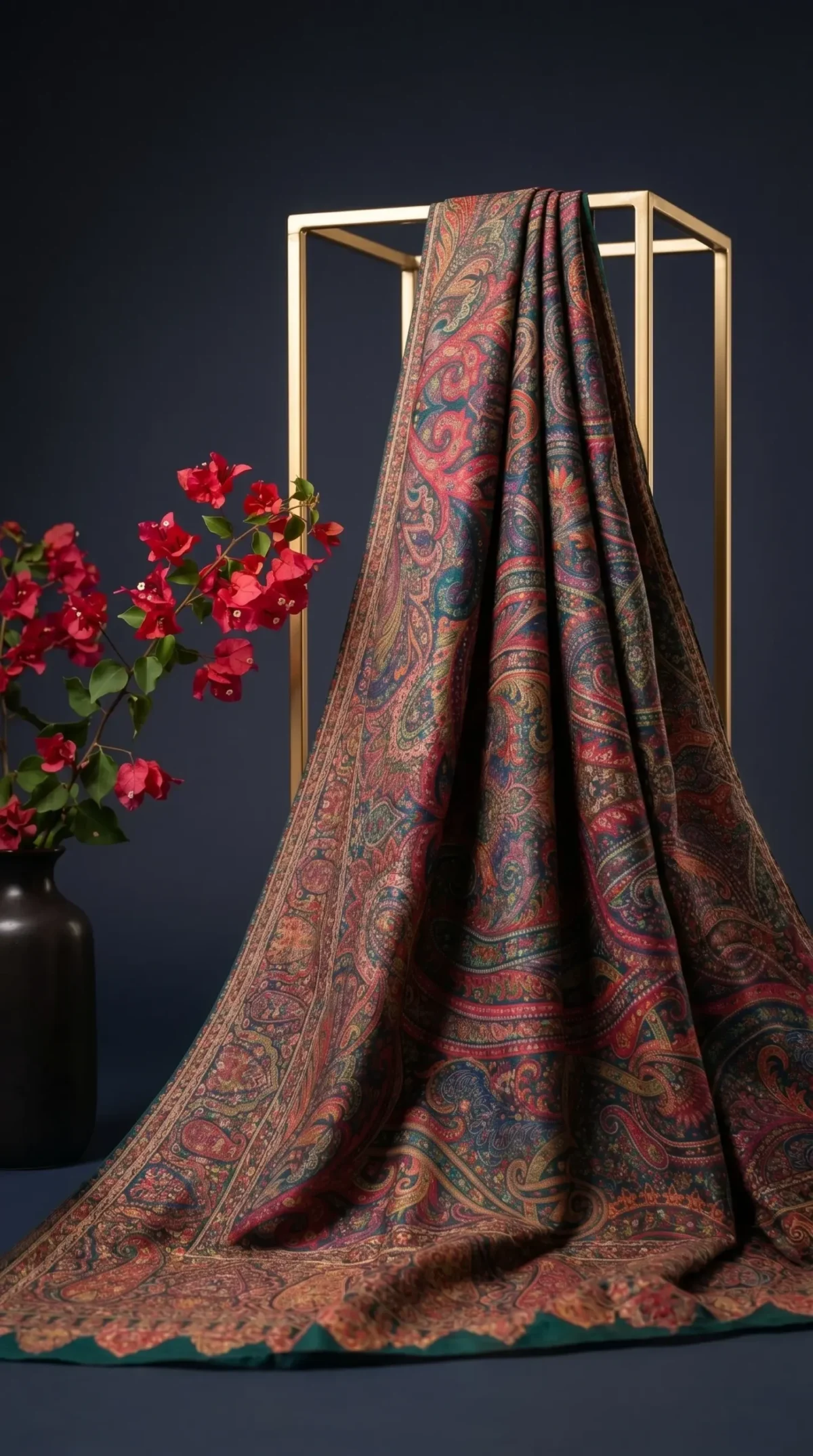 Luxury Kashmiri Kani Silk Saree