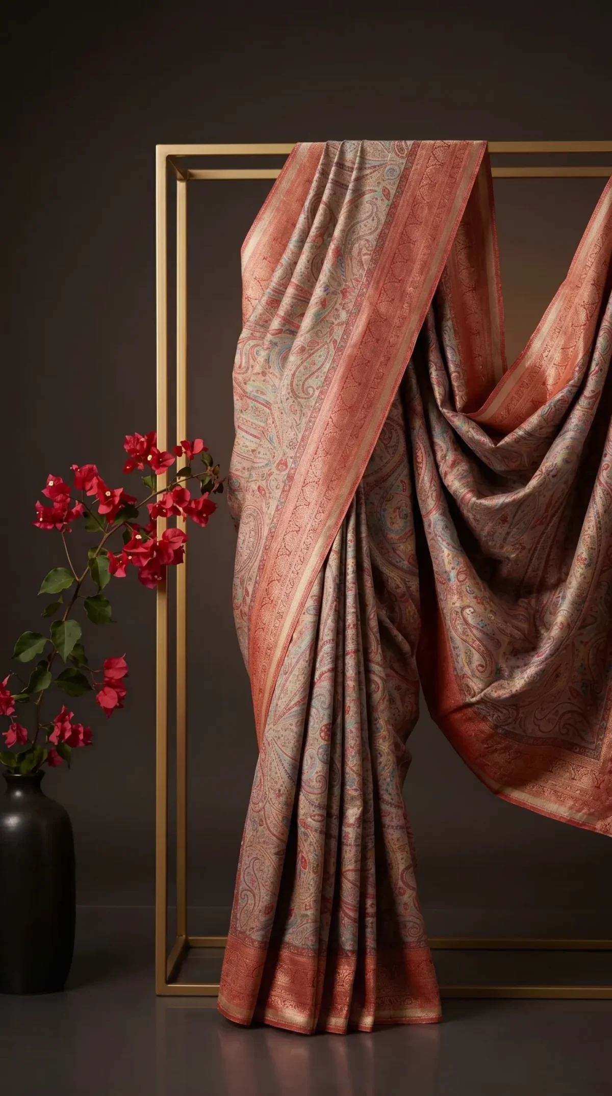 Luxury Kashmiri Kani Silk Saree