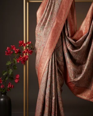 Luxury Kashmiri Kani Silk Saree