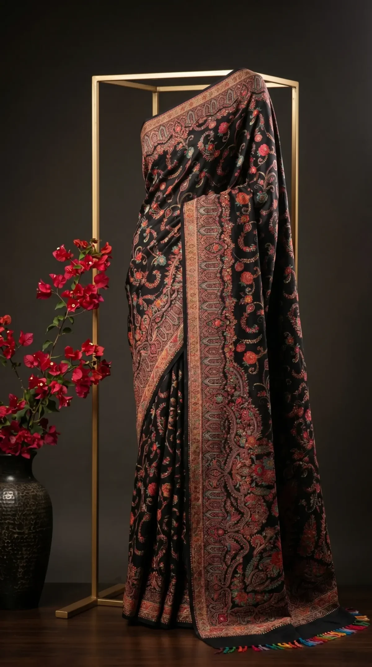 Luxury Kashmiri Kani Silk Saree