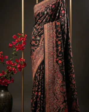 Luxury Kashmiri Kani Silk Saree