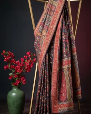Luxury Kashmiri Kani Silk Saree