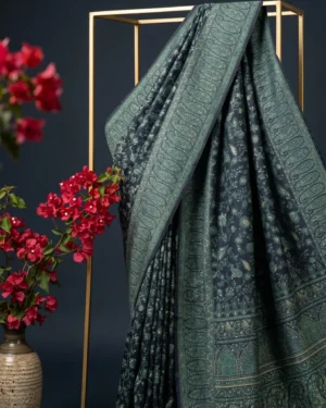 Luxury Kashmiri Kani Silk Saree