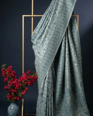 Luxury Kashmiri Kani Silk Saree