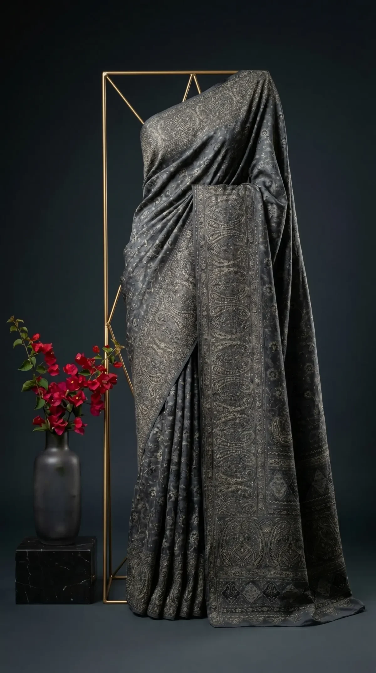 Luxury Kashmiri Kani Silk Saree
