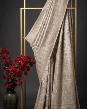 Luxury Kashmiri Kani Silk Saree