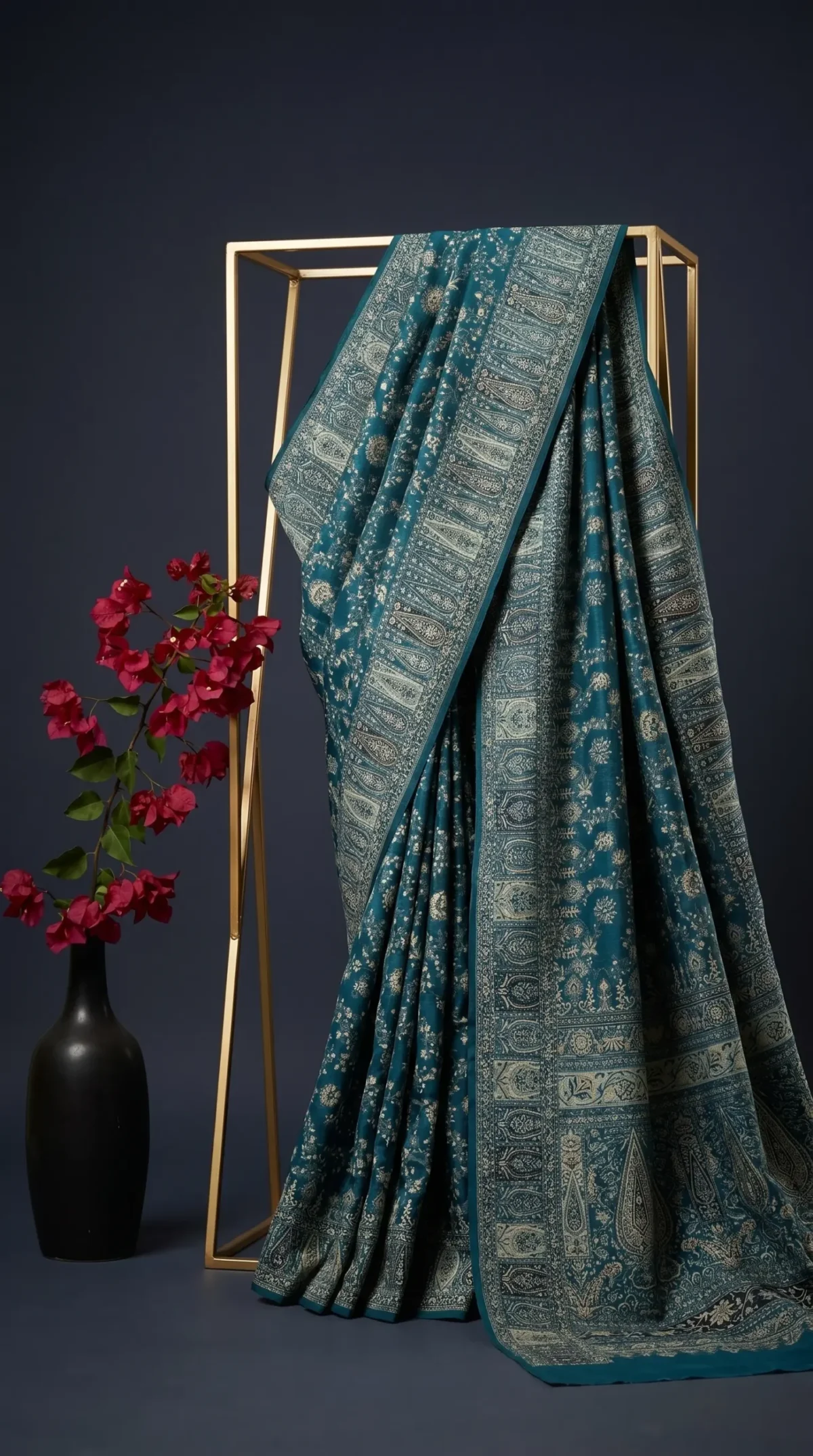 Luxury Kashmiri Kani Silk Saree