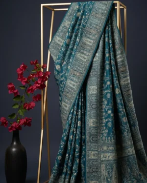 Luxury Kashmiri Kani Silk Saree
