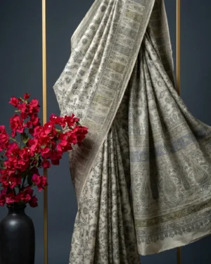 Luxury Kashmiri Kani Silk Saree