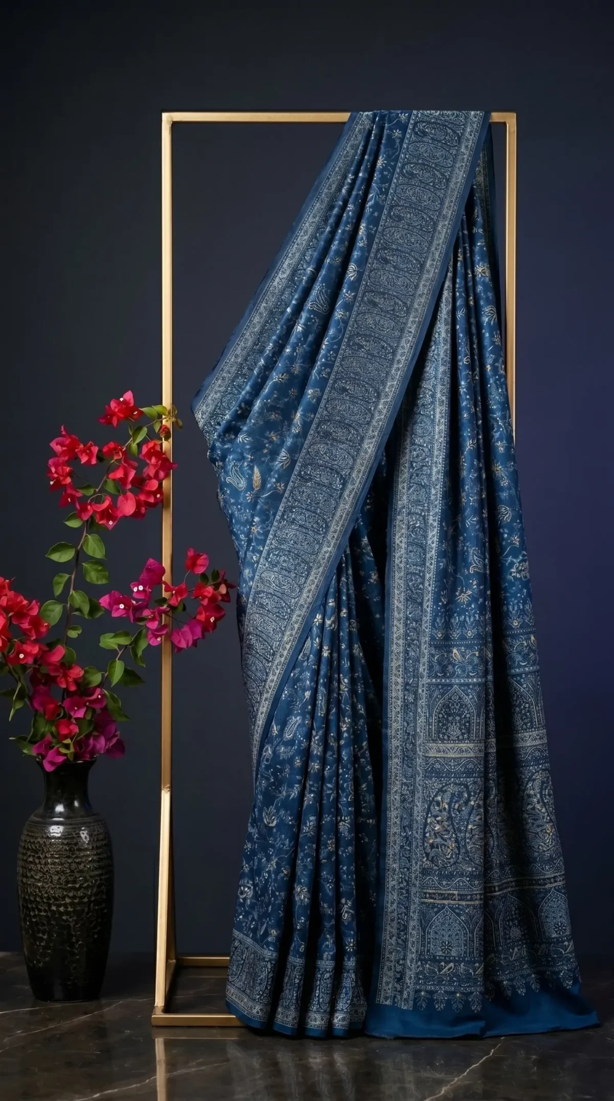 Luxury Kashmiri Kani Silk Saree